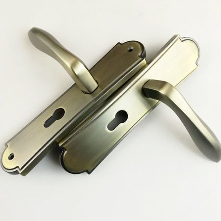 新款羅馬青古銅厚重把手室內門鎖精品25元(圖)