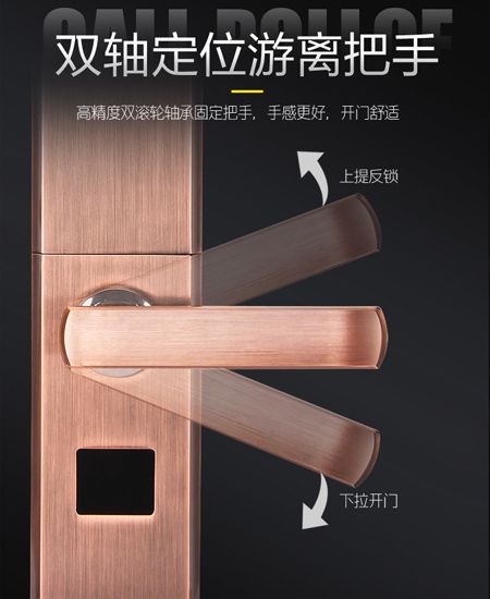 650元紅古銅滑蓋超級(jí)指紋密碼鎖五合一半導(dǎo)體指紋頭(圖)