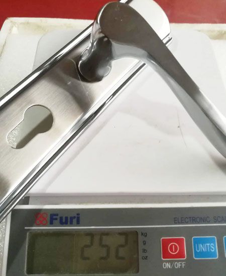 新年新款加長(zhǎng)面板室內(nèi)門(mén)鎖FA2386|鎖具批發(fā)25元(圖)