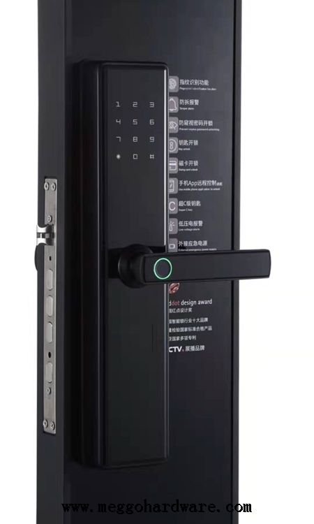 新款上市|新款把手指紋頭指紋密碼鎖勁爆來襲|鎖具批發(fā)3XX(圖)