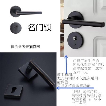 【名門靜音鎖】代理商認(rèn)可門鎖廠家代工中高端房間門鎖(圖)!