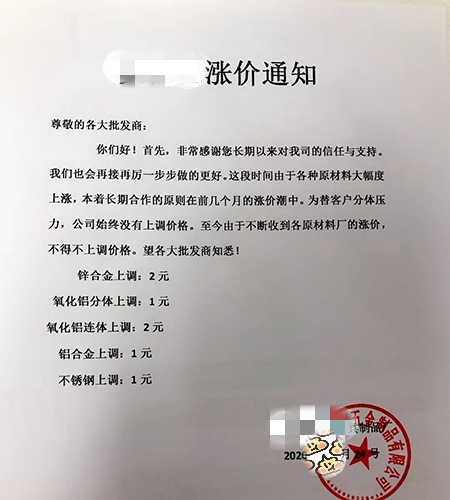 【門鎖廠家】漲價又雙叒叕來了|鎖廠漲價"不講武德"(圖)?!